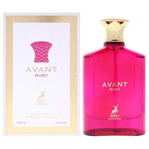 Maison Alhambra Avant Ruby Eau de Parfum Spray 100 ml – Long-Lasting Women’s Fragrance