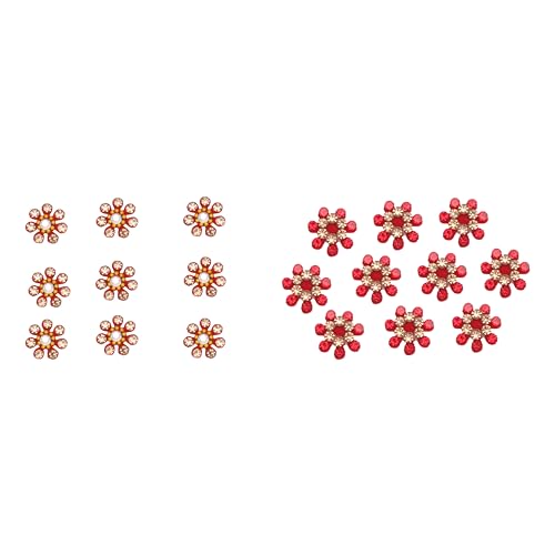 Crystal Bindi Pack of 6 - Self-Adhesive Rhinestone Forehead Jewels
