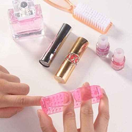5PCS Handle Grip Nail Brush, Hand Fingernail Scrub Cleaning Brushes for Toes and Nails Cleaner, Pedicure Scrubbing tool kit for Men and Women (Multicolor)