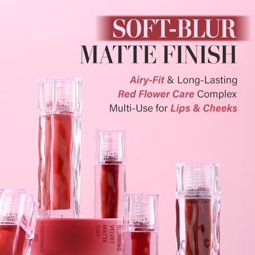 INGA Blurring Velvet Matte Lip Tint - Waterproof Long-Lasting