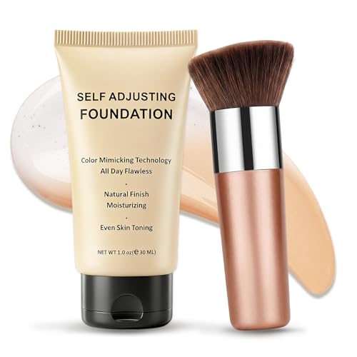 Color Changing Foundation for Mature Skin - Lightweight & Hydrating