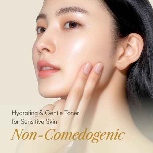 The Face Shop Ginseng Glow Essence Toner - Improves Skin Elasticity, Glowy Finish, for Dull & Dry Skin, with Korean Ginseng, Anti Aging, Korean Skincare, 150ml / 5.0 fl. oz.