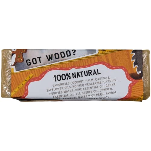 Novelty Handmade Gift Soap Bar Filthy Carpenter Soap by Filthy Farmgirl (Morning Wood)