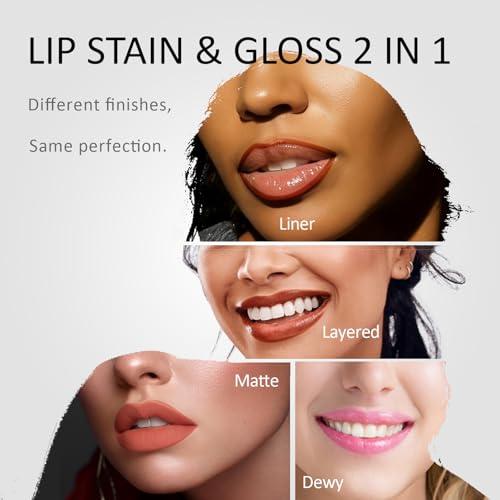 Vevivia 2-In-1 Peel Off Lip Stain & Gloss - Waterproof