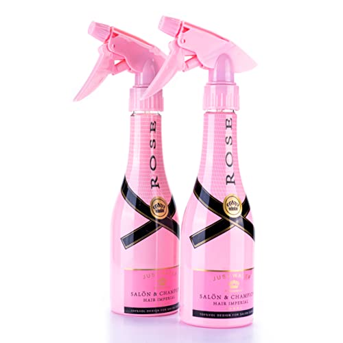 9 Oz Empty Plastic Spray Bottle for Hair, Refillable Squirt Bottle with Mist and Stream Mode, Multi-purpose Atomizer (2 Pack)
