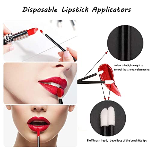 Makeup Mixing Palette Kit with Spatula & 50 Lip Applicators
