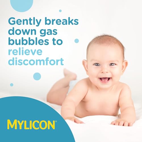 MYLICON Infant Gas Relief Drops 1 Oz - Dye-Free Baby Gas Medicine (2 Pack)