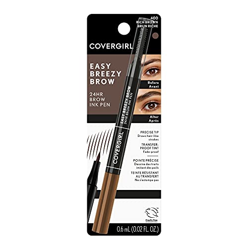 COVERGIRL Easy Breezy Brow 24HR Ink Pen - Micro-Blading Eyebrow