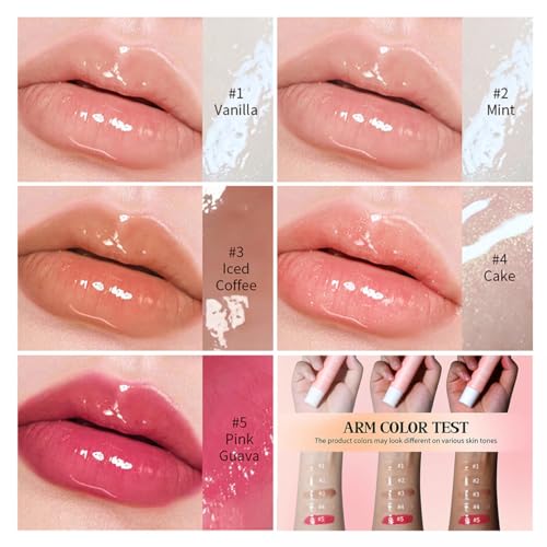 5PCS Summer Special Lip Balm Butter Set - Natural Shea Butter & Avocado Oil, Hydrating Non-Sticky&Lightweight, Soothes & Softens Dry Lips, Lip Care Gift Set