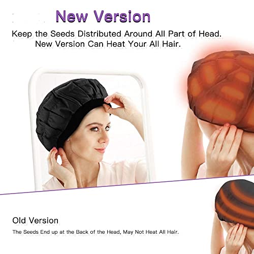 Cordless Flaxseed Deep Conditioning Heat Cap for Natural Hair