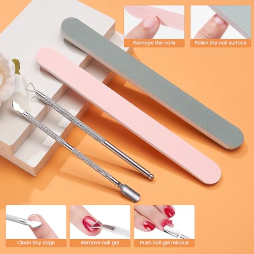 Dual Hand Nail Soaking Bowl Kit - Double-Layer Acrylic & Gel Remover