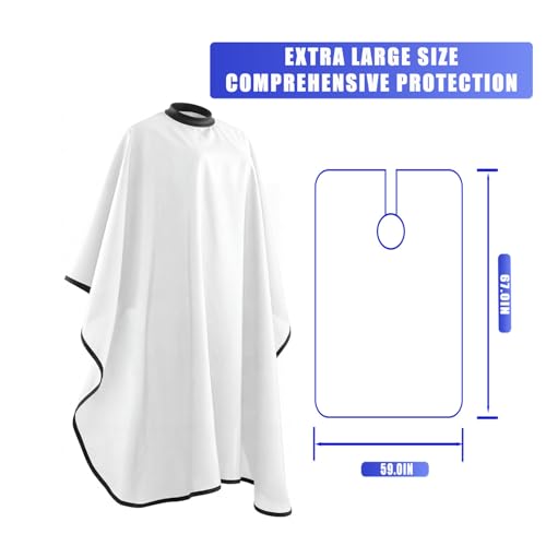 Professional Salon Barber Cape with Silicone Neckline, XL