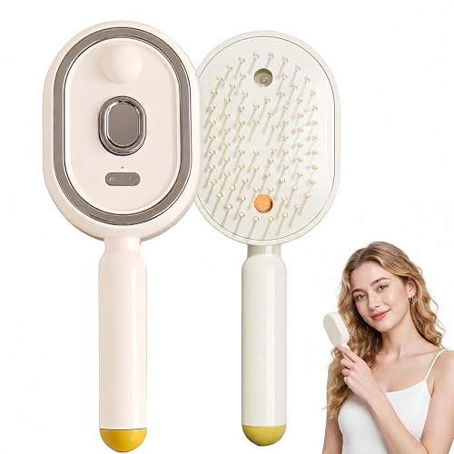 3-in-1 Electric Spray Air Cushion Massage Comb for Frizzy Hair