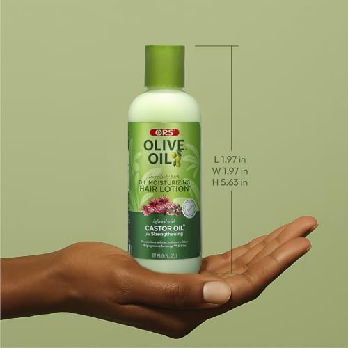 ORS Olive Oil Moisturizing Hair Lotion & Frizz Control Shine Polisher with Castor & Pequi Oil (2 Piece Set)
