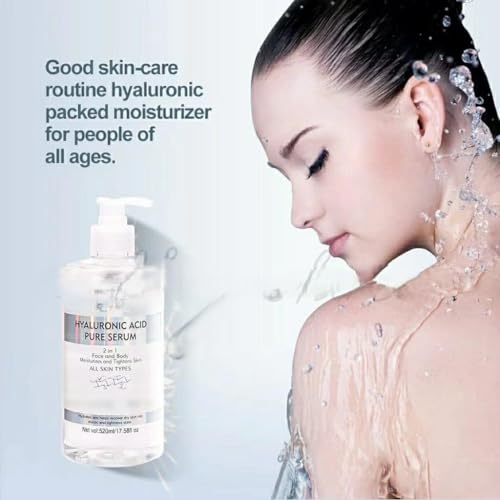 Generic Ashley Shine Hyaluronic Acid Pure Serum 2 in 1 for Face and Body, 520ml