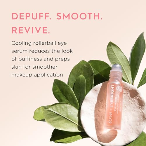 Love + Eyebright Eye Serum ? Lightweight, Antioxidant-Rich Hydration for Tired Eyes, Certified Organic & Cruelty Free 8 ml