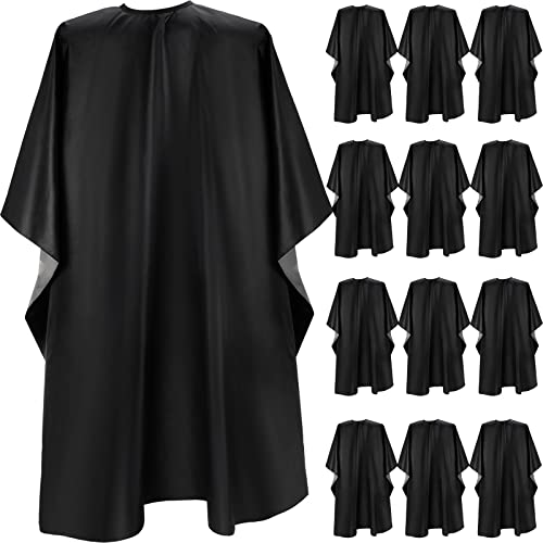 Foaincore 12x Waterproof Salon Capes with Snap Closure 59"x47"