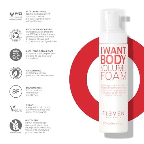 ELEVEN AUSTRALIA I Want Body Volume Foam - 6.8 oz