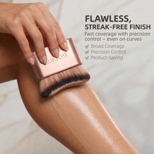 Body Makeup Brush for Self-Tanner & Foundation - Wide Kabuki