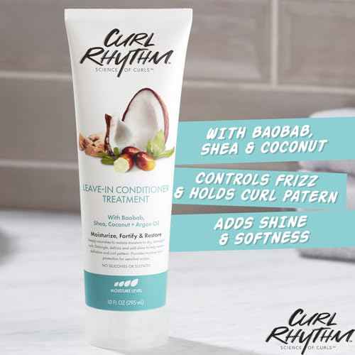 Leave-in Conditioner Treatment - Leave-in Conditioner for Curly Hair - Hair Moisturizer with Shea, Coconut, and Argan Oil - 2 pc
