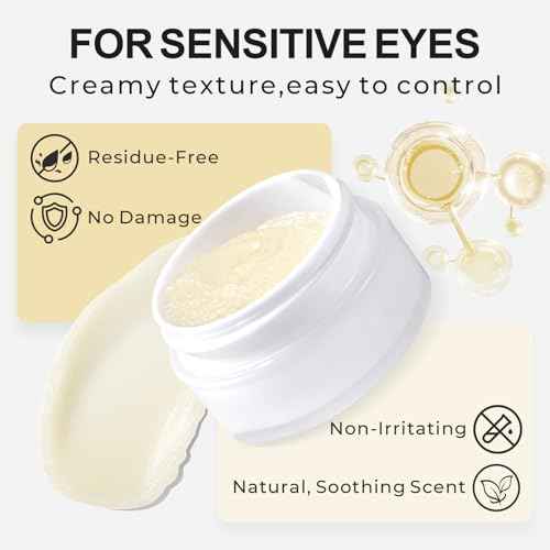 Eyelash Extension Remover - Fast Dissolve No Damage to Natural Lash - Professional Adhesive Remover Supplies