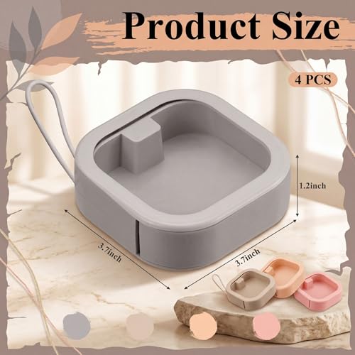 Kathfly Hair Tie Organizer Set - 4 Portable Storage Cases