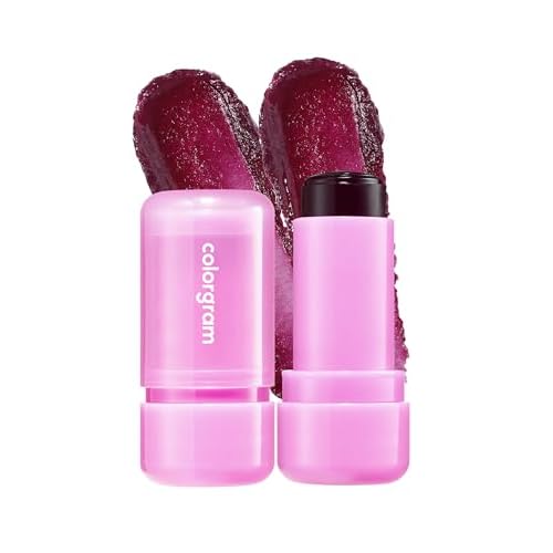 COLORGRAM MULTI JELLY STICK 03 MULBERR JELLY | Soft Grape Purple Shade | Lightweight | Dewy | Sheer | Lip and Cheek Multi Use