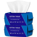 200 Count Disposable Face Towel, Dual-Textured Clean Wipes ? Dry/Wet Use, Ultra-Soft Facial Towels, Lint-Free Face Towel Disposable for Women Cleansing, Makeup, Travel