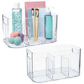 STORi Bliss 5-Compartment Makeup Organizer, Set of 2