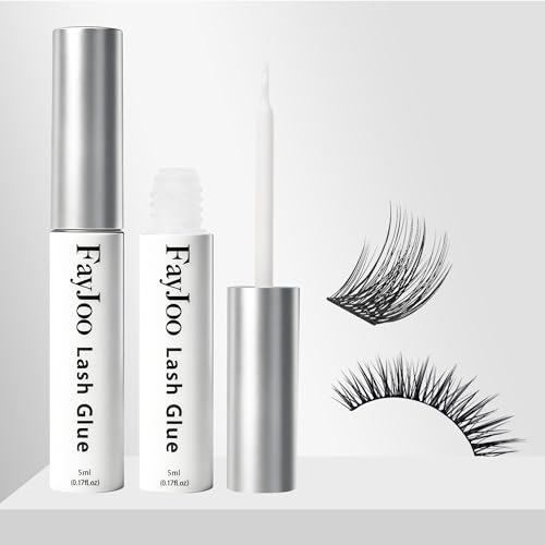 FayJoo Waterproof Eyelash Glue for Sensitive Eyes – 5ml