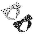 Polka Dot Bow Headband for Women - Retro Style Hair Accessory
