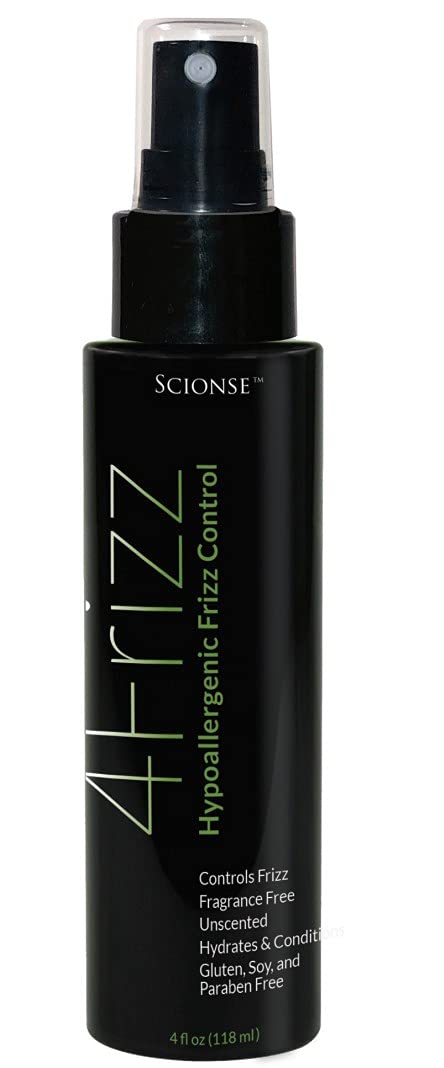 SCIONSE 4Frizz Hypoallergenic Frizz Control Mist, Fragrance Free, unscented
