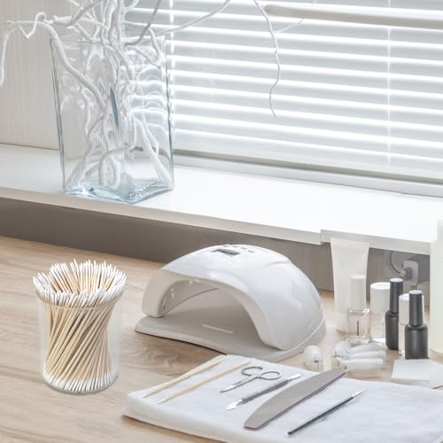 Precision Cotton Swabs 4 Inch - 600 Pack Wooden Stick