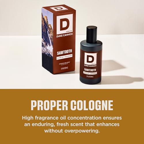 Duke Cannon Sawtooth Cologne - Fresh Woodsy Eau de Parfum