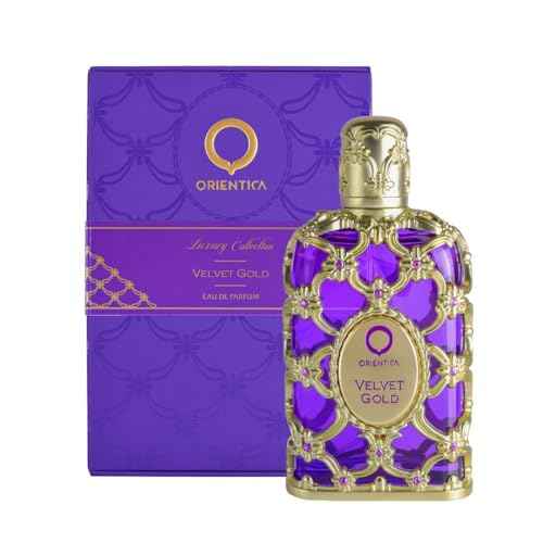Orientica Luxury Collection Velvet Gold Eau De Parfum ? Vanilla, Bergamot, Gourmand, Caramel, Violet, Patchouli, Rose, Musk, Animalic, Amber - Arabic Perfume for Men & Women ? 2.7oz/80ml