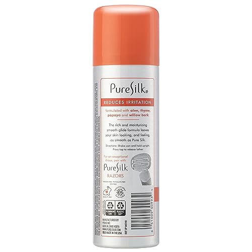 Pure Silk Sensitive Skin Shaving Cream for Women - 7.25 OZ Pack of 6