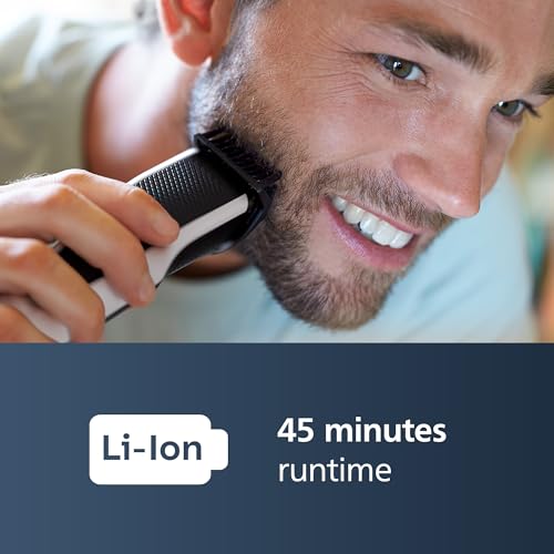 "Philips Beardtrimmer 3000 Series, Beard Trimmer with Lift & Trim Technology (Model BT3206/14)"