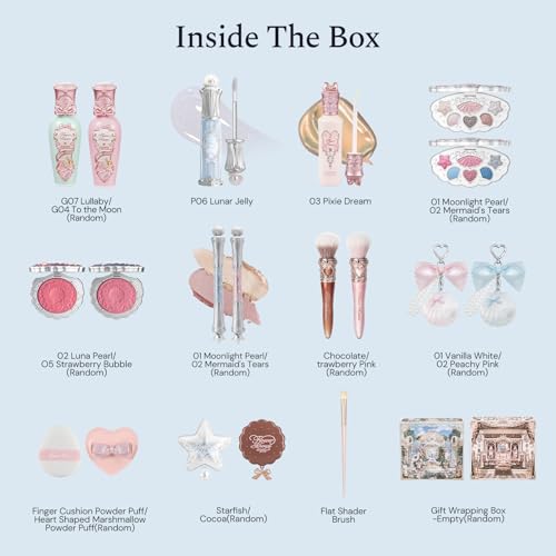 Flower Knows Shell's Jewel 12-Piece Makeup Gift Set