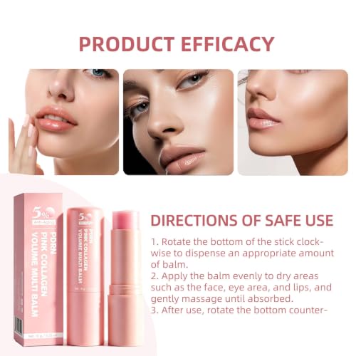 PDRN Collagen Volume Balm Stick | Anti-Wrinkle & Hydration (2-Pack)