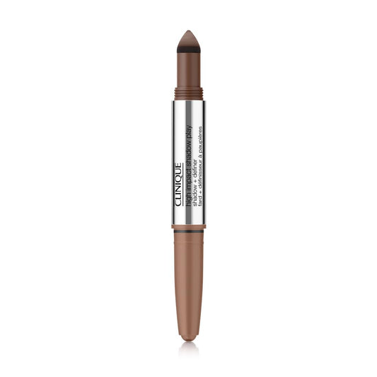 Clinique High Impact Shadow Play™ Shadow + Definer | Crease Proof, Water Resistant + Safe For Sensitive Eyes, Double Latte, 1 Count