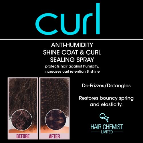 Hair Chemist Curl Anti-Humidity Spray for Frizz Control & Shine - 8 oz.
