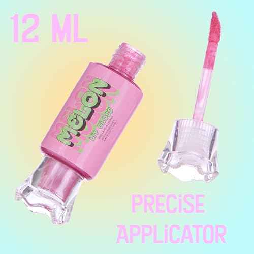 EXPRESSIONS 10pc Candy Lip Gloss Set Fruity Flavored Lip Gloss Tubes w/Precision Applicator, Safe and Non-Toxic Gift Set For Girls