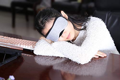 Portable Cold and Hot USB Heated Steam Eye Mask + Reusable Ice Gels for Sleeping, Eye Puffiness, Dry Eye, Tired Eyes, and Eye Bag with Time and Temperature Control, Best Mother's Day Gift