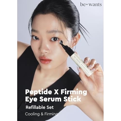 bewants Peptide-X Firming Eye Serum Stick with Rice-Derived PDRN, Niacinamide ? Cooling Under Eye Treatment for Puffiness, Dark Circles & Fine Lines (2 Pack)