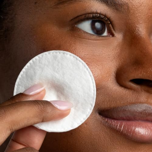 Cliganic Premium Cotton Rounds for Face - Hypoallergenic Makeup Pads (540 Count)