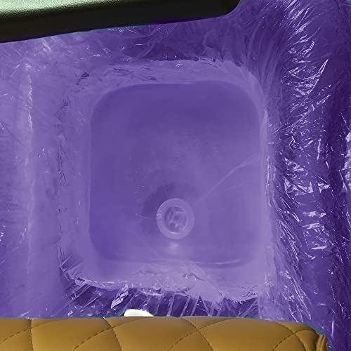 Disposable Pedicure Spa Liners, Purple - 100 Count for Salons