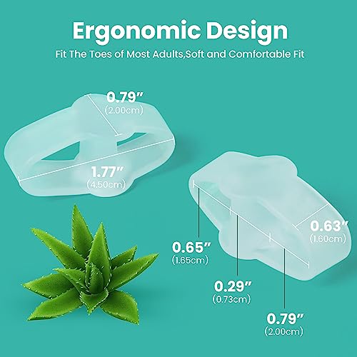 Bunion Corrector Toe Separators (12 Pack) – Aloe Vera Gel