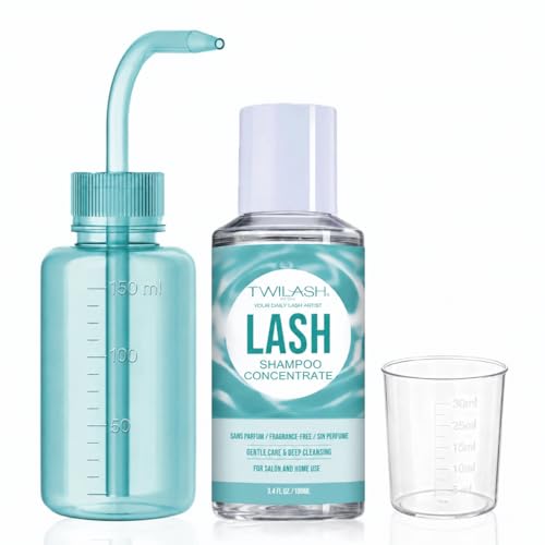 TWILASH Lash Shampoo Concentrate 100ml - Oil-Free Eyelash Cleanser
