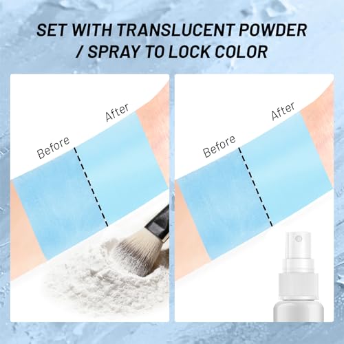 Light Blue Oil-Based Face Paint Stick | Vegan Sports Makeup