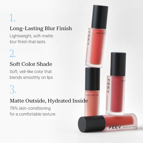 Feev Hyper Fit Color Wear Lip Tint - Matte Velvet K-Beauty